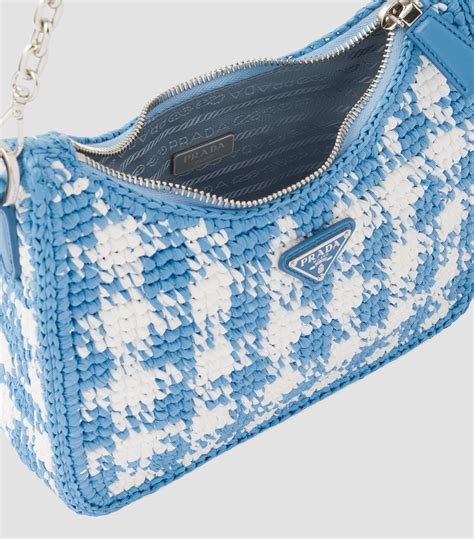 prada crochet bag re edition|Prada tote bags for women.